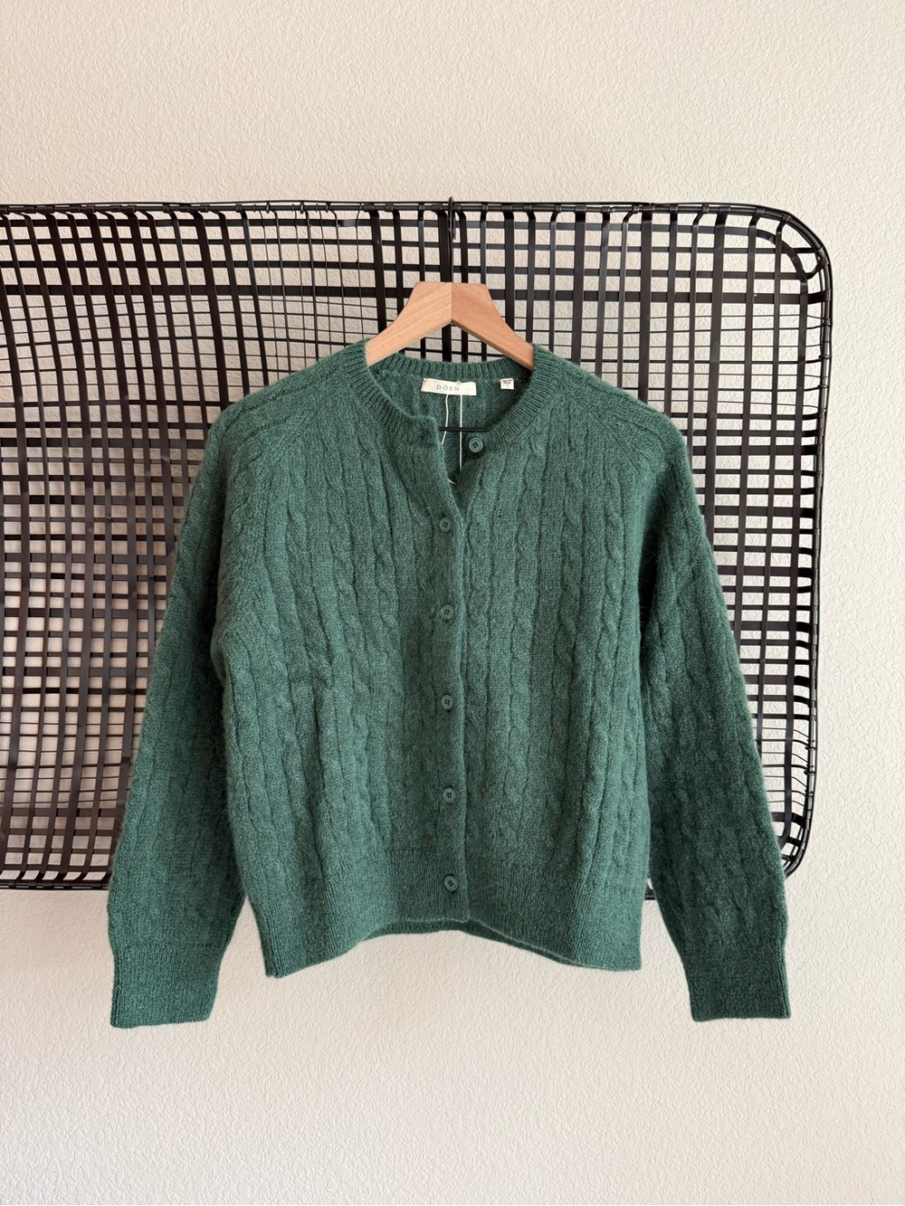 Doen Penrose cardigan spruce